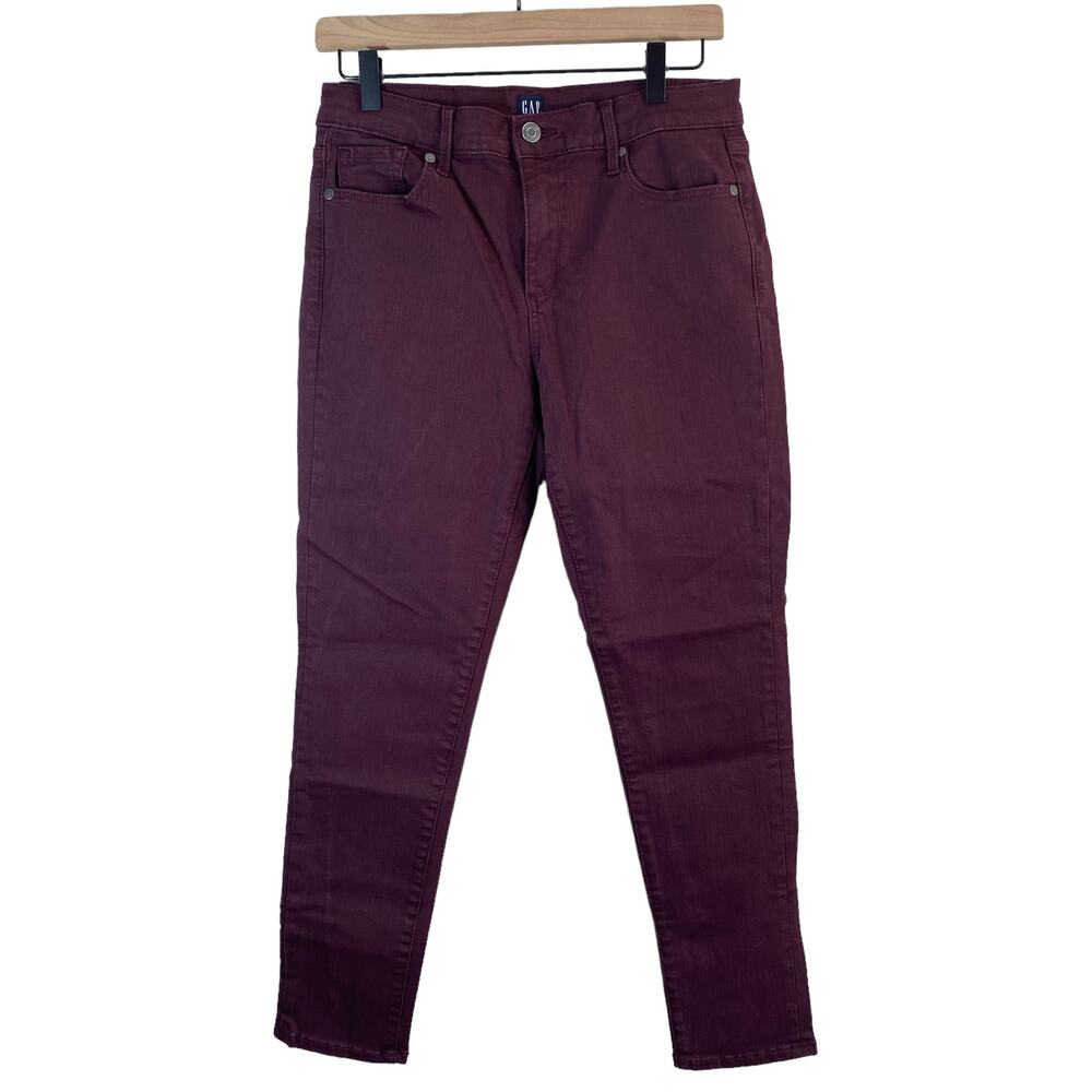 Gap Women's True Skinny Sculpt Vamp Red Jeans Size‎ 29 Short Valentine's Day